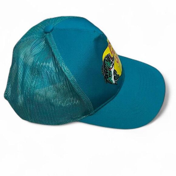Bass-pro-shops Mens Teal logo snapback Hat - Picture 2 of 6